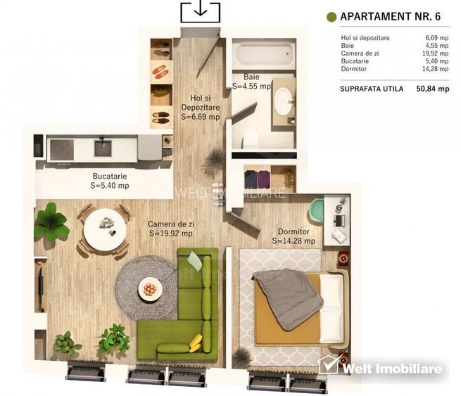 Proiect NOU | Apartamente de 2,3 si 4 camere | Centru / Parcul Central - 8