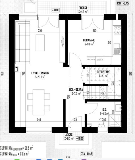 vila 4 camere si mansarda locuibila ,TVA INCLU,incalzire pardoseala,str martisor - 9