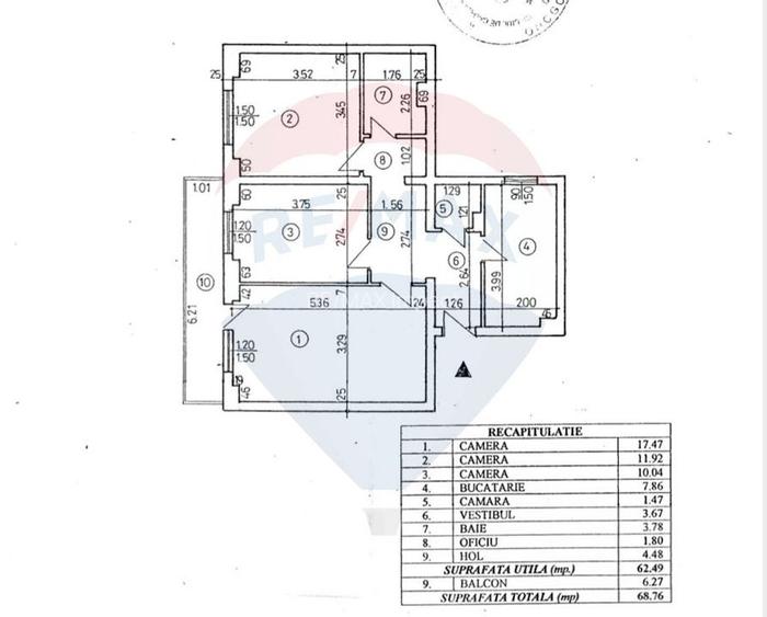 Apartament 3 camere de inchiriat, zona Teiul Doamnei - 22