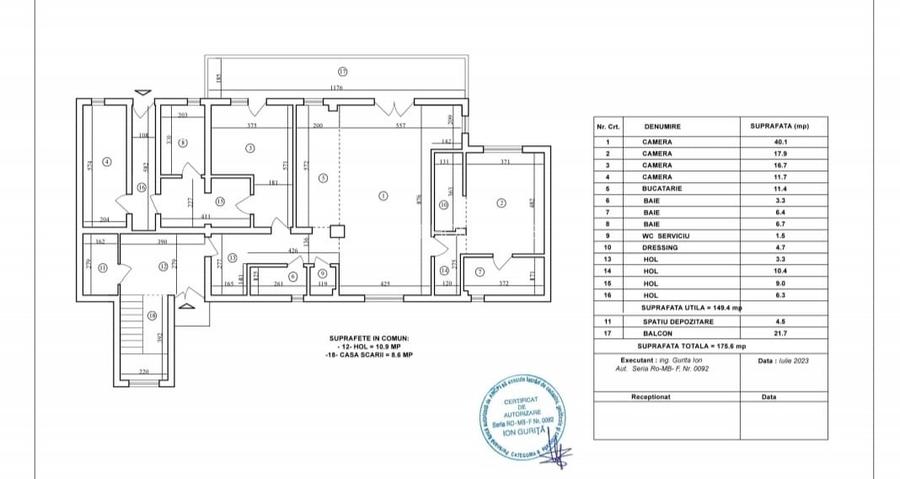 Otopeni Libertatii apartament 4 camere bloc boutique - 1