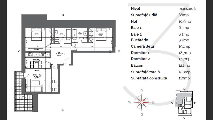 Comision 0% I Pret cu TVA inclus I Apartament 3 camere fabulos! - 18