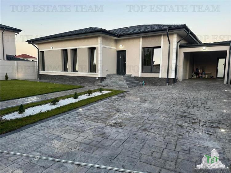 Casa inidividuala, superba pe parter, cu garaj si 4 camere spatioase, si toate u