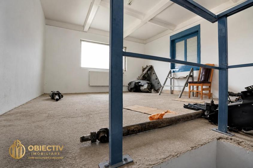 Spatiu industrial 3110 mp teren, hala productie+service auto, Targu Neamt