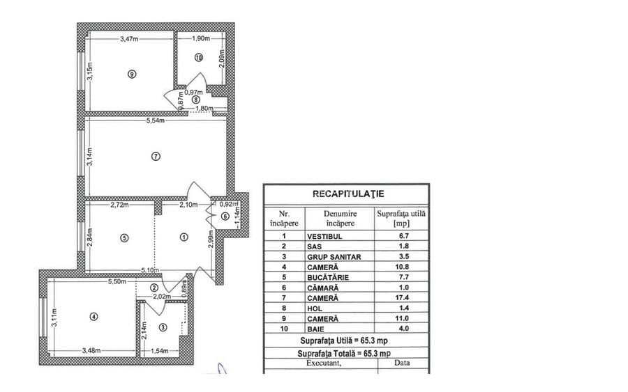 3 Camere Parter An constructie 19179 - 5 Minute Metrou Gorjului - 9
