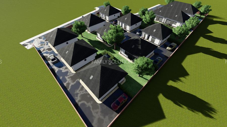 Casa  pe parter 3 cam+Pod.Teren 210mp. - 28