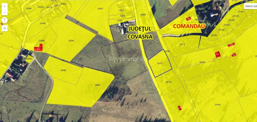 Teren intravilan, 750 mp în loc.Comandău, jud.Covasna. - 3