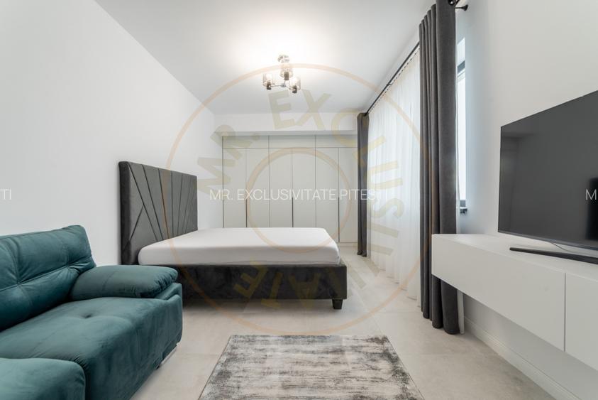 Studio lux, bloc nou VSC5 - Fratii Golesti, parcare privata, vedere pe spate - 13