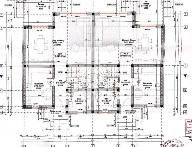 Duplex cu 4 camere, bucatarie separata, toate utilitatile, la asfalt. - 1