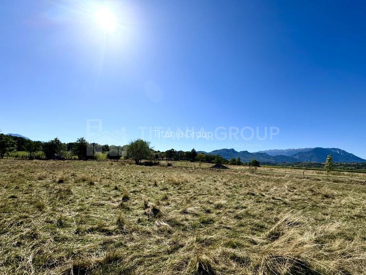 Teren intravilan parcelabil, priveliște spre munți, Sohodol, Bran - 6