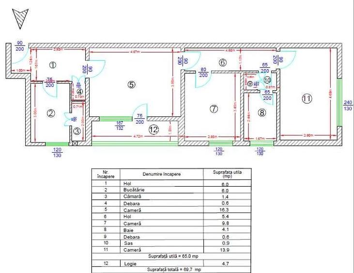 Apartament 3 camere, zona Podu Ros - 5