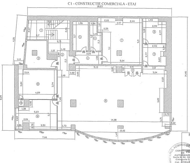 Spatiu comercial de inchiriat Piata Victoriei 3, Bloc Unirea - 7