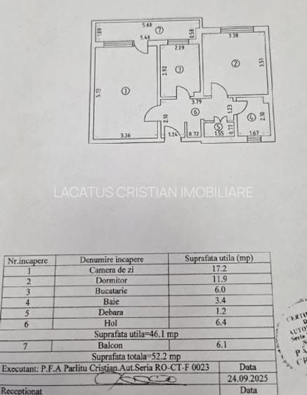 APARTAMENT LUX 2 CAMERE DECOMANDAT ZONA TIC - TAC - 9