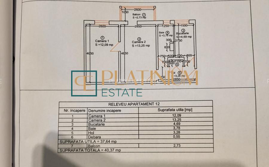 P4932 Apartament cu 2 camere, zona Tipografilor - 10