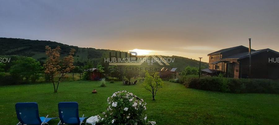 De Vanzare Casa tip Tiny House | Teren 5.400mp cu PUZ aprobat | 6 case A-Frame - 2