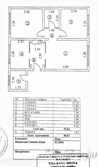 APARTAMENT 3 CAMERE RENOVAT COMPLET MOBILAT SI UTILAT SITUAT PE ALEEA CIRCULUI - 26