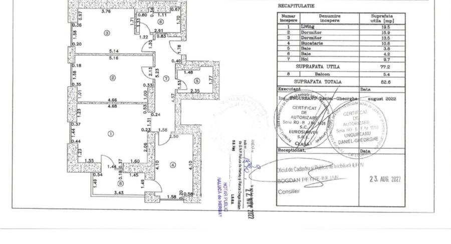 De vanzare apartament cu 3 camere | parcare inclusă | Cortina North - 17