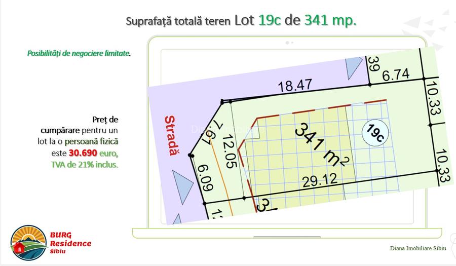 Acum! Cumpără lot de teren constucții casa în Sibiu-str Viile Sibiului - 10