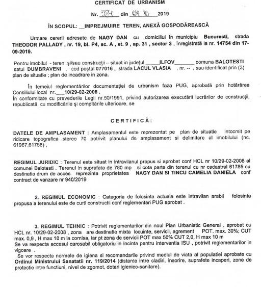 Teren 1000 mp cu acces la apa, curent, gaz, canalizare, Edenland, Balotesti,DN1 - 13