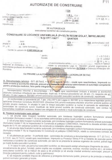 Proiect Investitie Cumpana, 6,7 ha lotizat, 132 case, aprox 400 mp, PUZ P+1, 2xD - 21