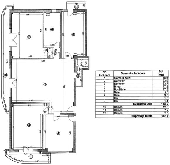 Apartament de vanzare – Strada Alexandru Puskin – Zona Primaverii – 146 mp - 7