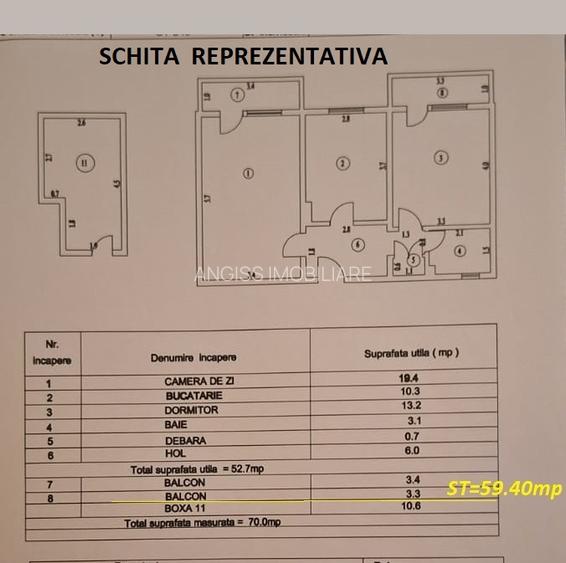 Apartament 2 camere zona PIATA NOUA - 2