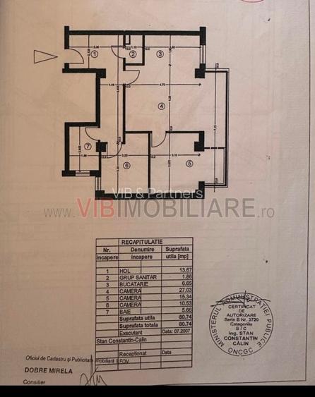 Apartament 3 camere, Terra Residence Voluntari - Pipera, loc de parcare - 12