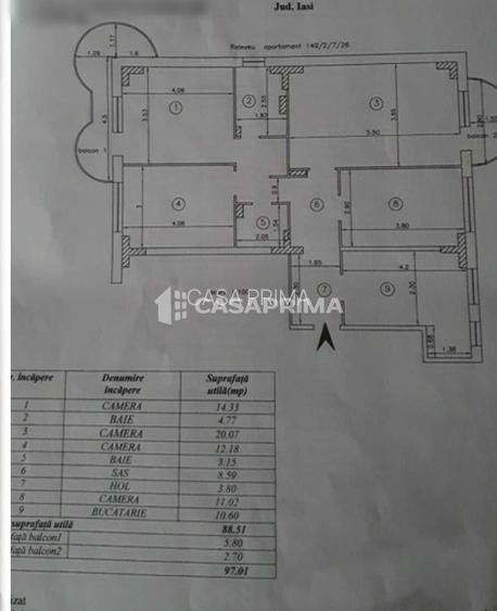 Apartament 4 camere Nicolina-Rond Vechi-Selgros, etaj intermediar - 4