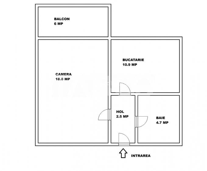 Garsoniera decomandata de vanzare balcon parcare Alma Turnisor - 1