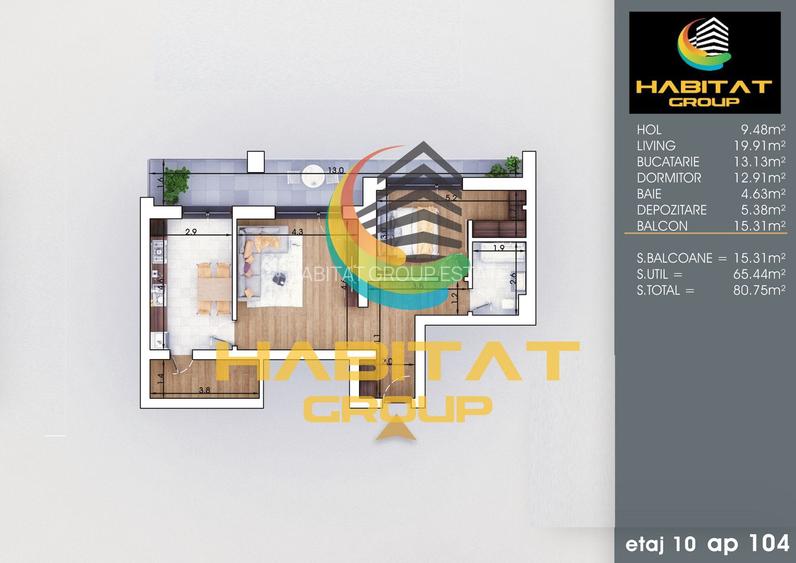 Apartament 2 camere - metrou Nicolae Teclu - 1