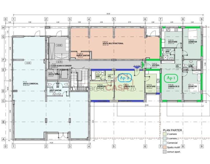 Metalurgiei -2 camere cu gradina - Comision 0% - 6