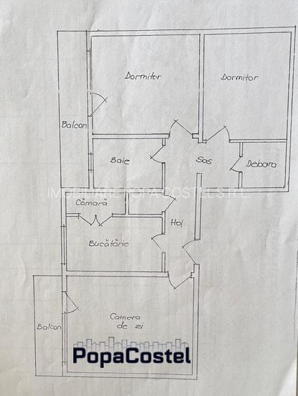 Militari - Apusului apartament 3 camere decomandat et. 2/3, renovat, centrala - 11