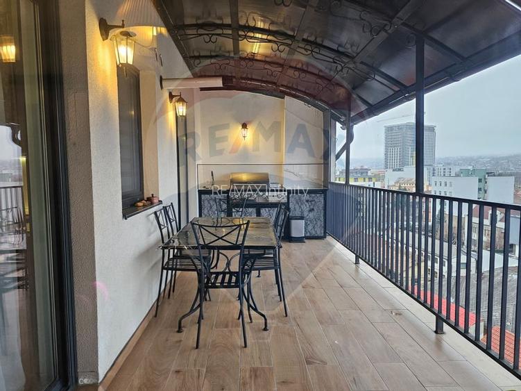 Inchiriez apartament de LUX cu 3 camere terasa, parcare zona Centrala - 34