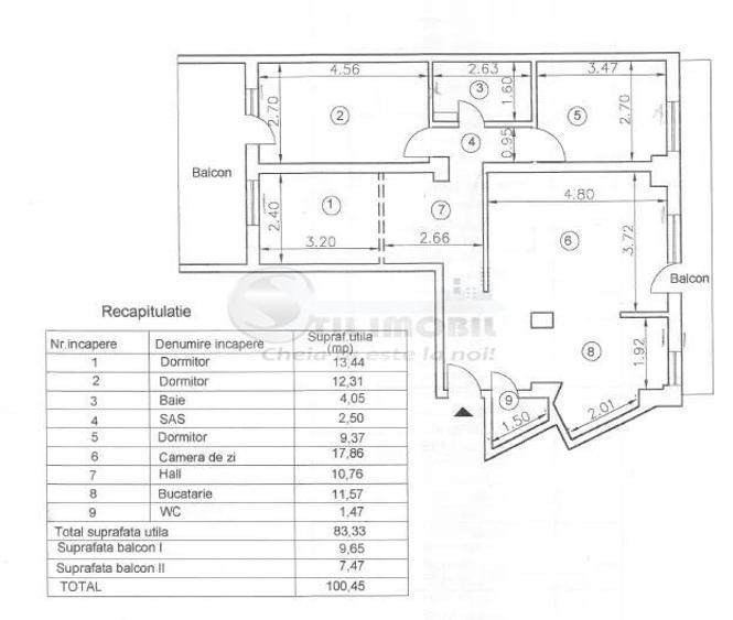 Apartament 4 camere exclusivist ultracentral, Palas – 299.900 € - 8