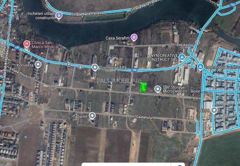 Teren intravilan 1500mp destinatia rezidentiala ,desch.25ml la str.Teiului! - 2