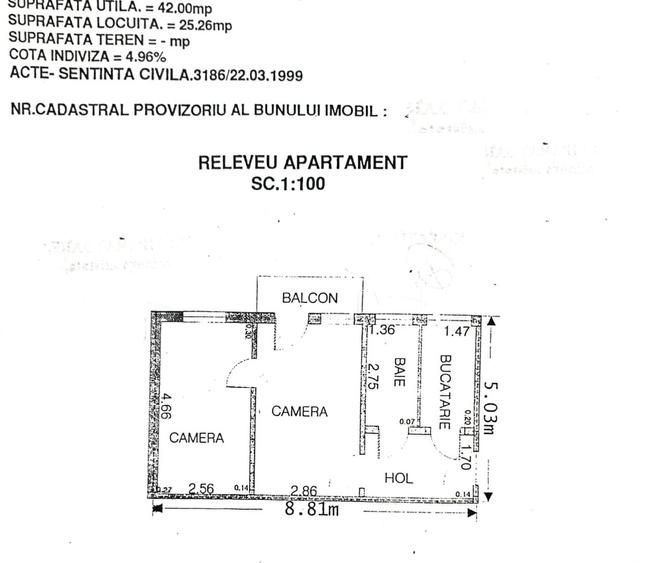 Apartament 2 camere, zona Nord – Polux | Etaj 2 - 1