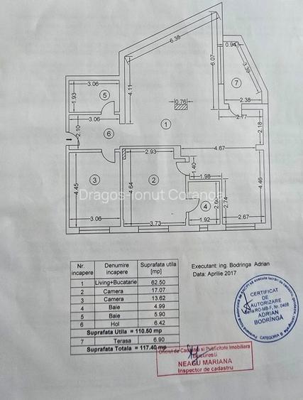 Apartament 3 camere 110mp mobilat/utilat metrou Crangasi 900m - 13