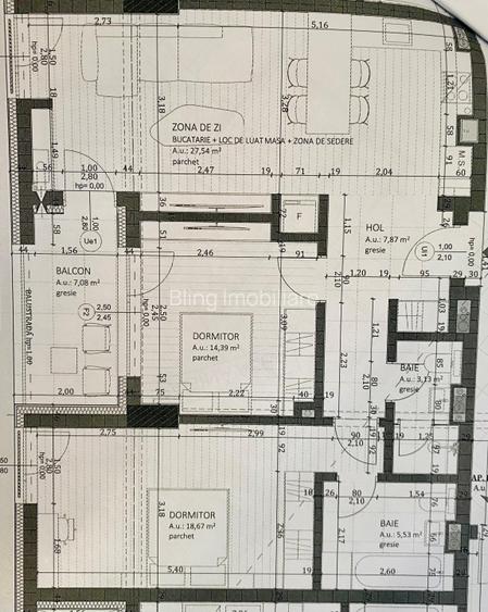 Apartament WEST PEAK! - 77 mp - 3 camere - 2 bai - Floresti ! - 9