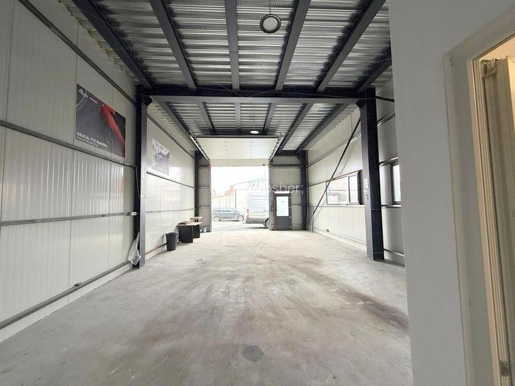 Hală de închiriat, centru Săcălaz – potrivită service auto, depozitare. - 2