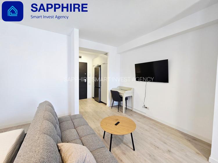 Garsonieră de închiriat Residence 5 Pipera, prima închiriere, mobilat și utilat - 3