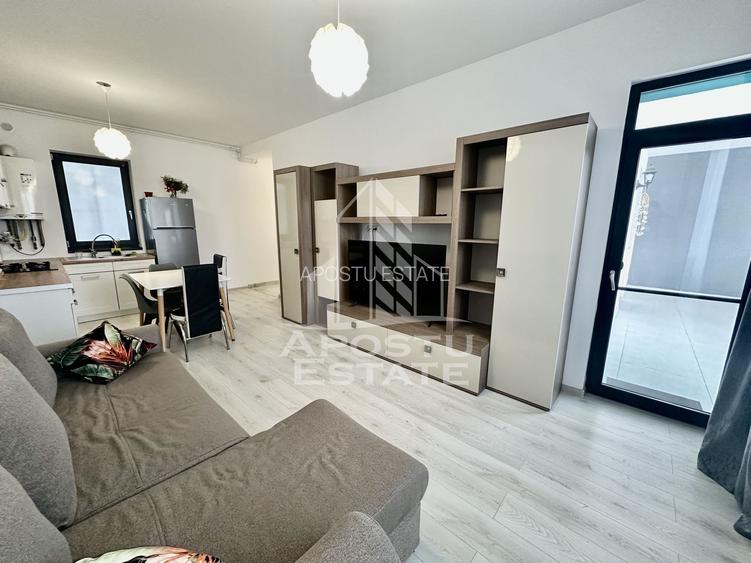 Apartament cu 3 camere, terasa 20 mp, etaj 1, zona Lidl din Giroc. - 2
