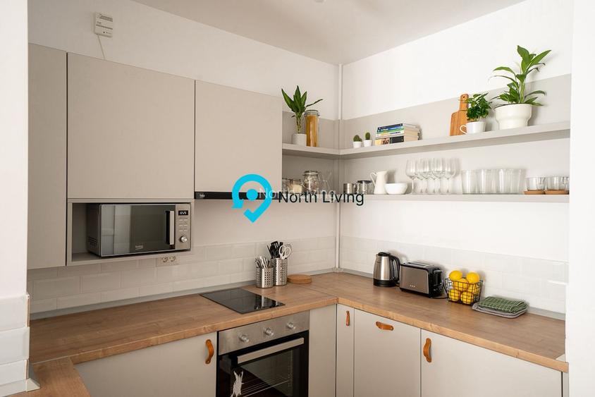 Apartament 2 Camere Lux Aviatiei Park | Mobilat Premium | Etaj 3 - 8