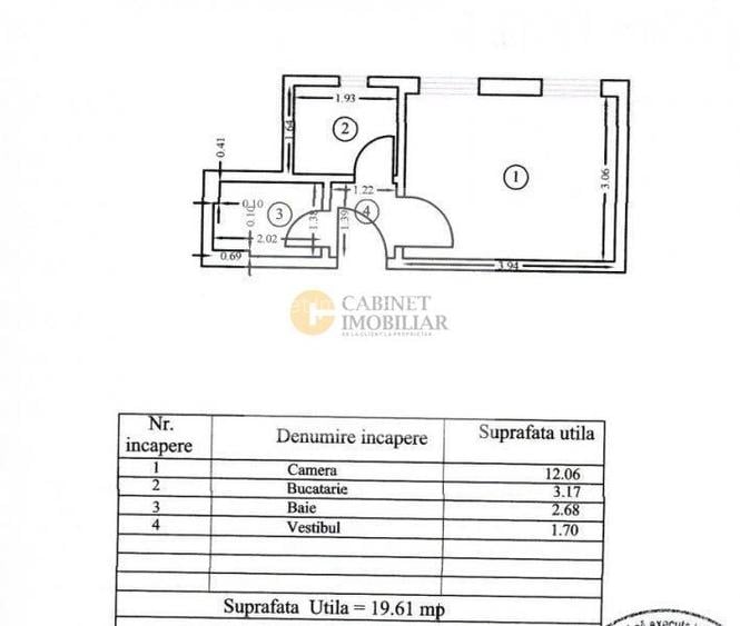 Garsoniera  | Calea Victoriei  | Pretabil AIRBNB | Creditabil - 8