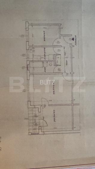 Apartament 3 camere, 49 mp, zona Alexandru cel Bun - 7