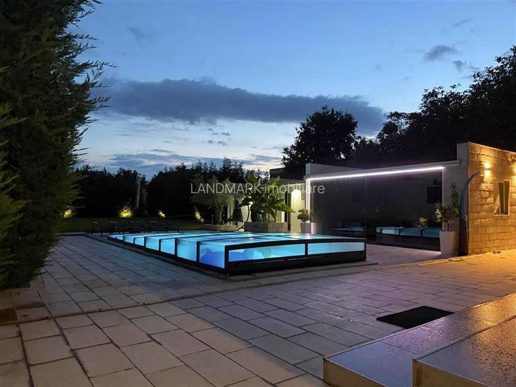 VILA PE PARTER SUPERBA MOBILATA / UTILATA CU PISICINA SI TEREN GENEROS - 35