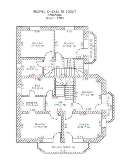 Casa individuala 8 camere 2 garaje 500 mp teren zona Selimbar - 12