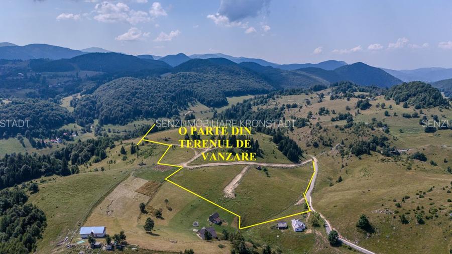 Teren cu panorama unica si incredibila in Sirnea - 4