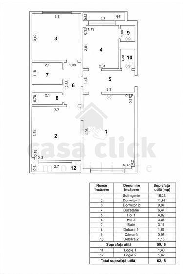 •	Apartament generos 3 camere, parter | Spicu – Faleza Dunarii | 2 băi - 10