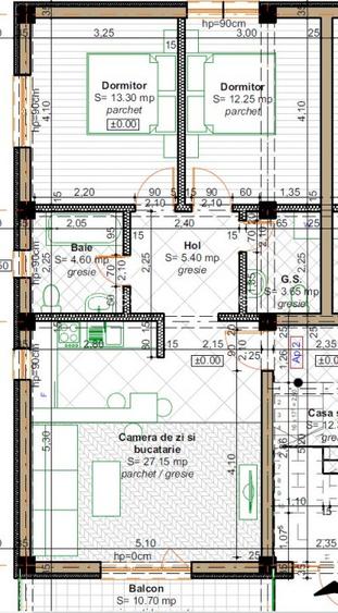 COMISION 0%! MUTARE IMEDIATA! 3 CAMERE+GRADINA 160MP - 16