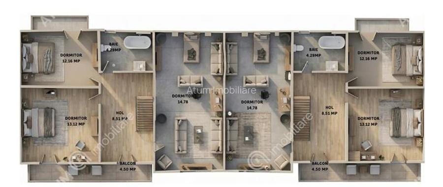 Casa cu 4 camere si teren propriu de 260 mp localizat in Selimbar Mohu - 9