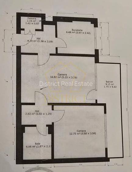 Apartament Ultracentral cu 2 camere | Piata Craiuliu - 12